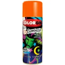 Tinta Spray Luminosa Laranja 350ml - Colorgin Foto  mini 1