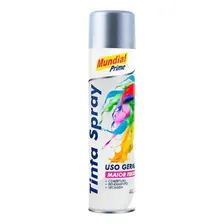 Tinta Spray Metalica Aluminio 400ml Mundial Prime Foto mini 1
