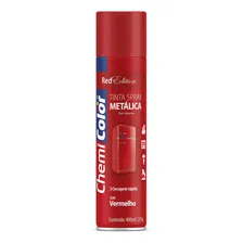 Tinta Spray Metálica Vermelho Chemicolor - 400ml Foto mini 1