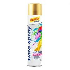 Tinta Spray Ouro Metálico 400ml - Metais/madeira/artesanato Foto mini 1