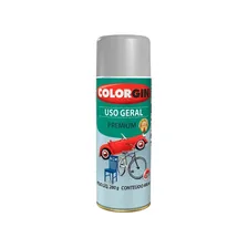 Tinta Spray Premium Uso Geral 400ml Aluminio Colorgin Foto mini 1