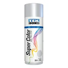 Tinta Spray Super Color Metálico Prata 350ml Tekbond Foto mini 2