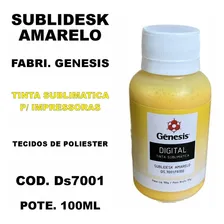 Tinta Sublimatica Sublimatica - Amarela- Genesis - 100ml Foto mini 2