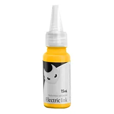 Tinta Tatuagem Amarelo Canario Electric Ink 15ml Tattoo Foto  mini 1
