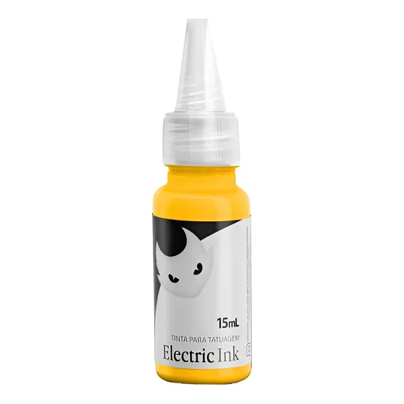 Tinta Tatuagem Amarelo Canario Electric Ink 15ml Tattoo Foto 1