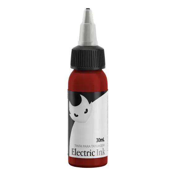 Tinta Tatuagem Electric Ink Tattoo 30ml Cor Vermelho Ferrari Foto 1