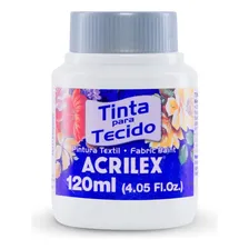 Tinta Tecido 120ml Branco Acrilex Foto mini 2