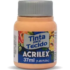 Tinta Tecido Fosca 037ml Pessego Acrilex Duzia Foto mini 1