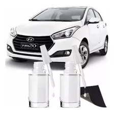 Tinta Tira Risco Automotiva Hyundai Branco Polar 15ml Foto  mini 1