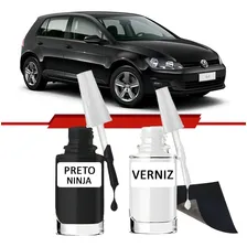 Tinta Tira Risco Automotivo Ford Fiesta Cor Preto Ebony Foto mini 2