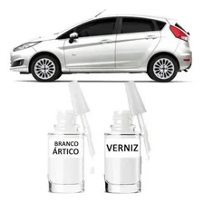 Tinta Tira Risco Automotivo Ford New Fiesta Branco Ártico Foto  mini 1