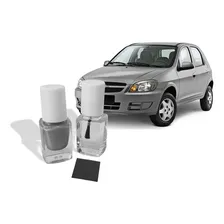 Tinta Tira Risco Automotivo Gm Celta Cor Prata Switchblade Foto mini 1