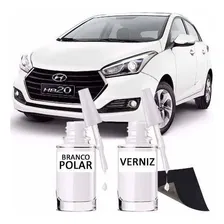 Tinta Tira Risco Automotivo Hyundai Branco Polar Foto mini 1