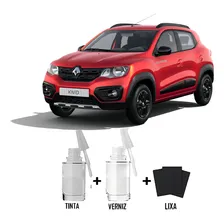 Tinta Tira Risco Automotivo Renault Duster Cor Vermelho Fogo Foto mini 3
