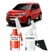 Tinta Tira Risco Automóvel - Vermelho Alpine - Fiat Uno Foto  mini 1