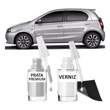 Tinta Tira Risco Retoque Automotivo Prata Premium Prata Foto mini 1