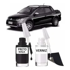 Tinta Tira Risco Volkswagen Saveiro Preto Ninja Tmc Foto mini 1