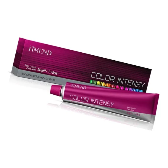 Tintura Amend Color intensy Coloração em creme tom 989 loiro ultra claro pérola para cabelo Foto 1