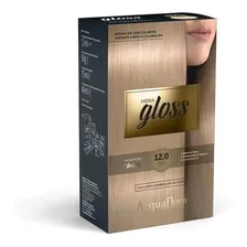 Tintura Coloração Creme Hidra Gloss Acquaflora Tom 12.0 LOURO ESPECIAL Foto mini 1