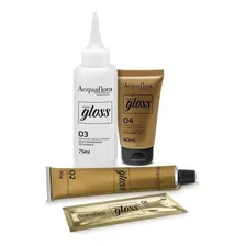 Tintura Coloração Creme Hidra Gloss Acquaflora Tom 7.0 LOURO NATURAL Foto mini 2