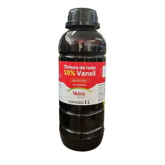Tintura De Iodo 10% Vansil 1 Litro Foto 1