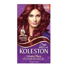 Tintura Koleston Vermelhos Especiais Kit Tintura Koleston Vermelhos Especiais Amora 5546 tom amora 5546 para cabelo Foto mini 2