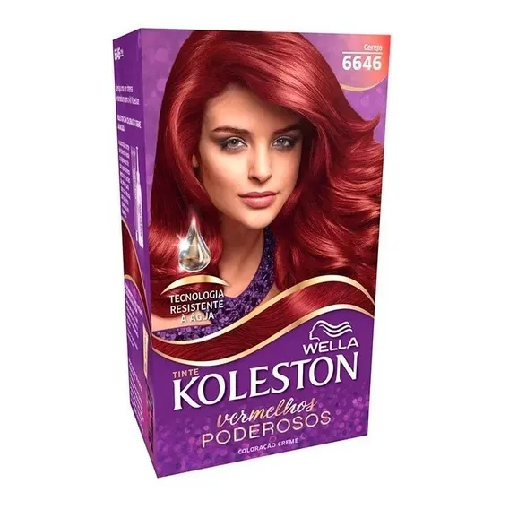 Tintura Koleston Vermelhos Especiais Kit Tintura Koleston Vermelhos Especiais Cereja 6646 tom cereja 6646 Foto 1