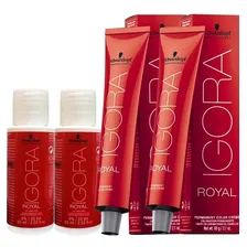 Tintura Schwarzkopf Professional Igora royal Igora Royal Kit Duo Coloração 60g - 7.0 Louro Médio Natural tom 7.0 louro médio natural Foto mini 1