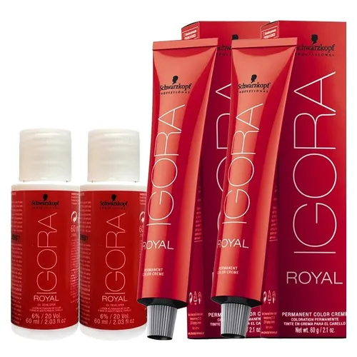 Tintura Schwarzkopf Professional Igora royal Igora Royal Kit Duo Coloração 60g - 7.0 Louro Médio Natural tom 7.0 louro médio natural Foto 1