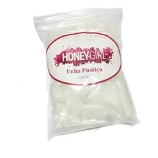 Tips Sorriso Natural Saco Honey Girl Unhas Acrigel C/ 500 Foto mini 1