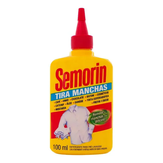 Tira Manchas De Roupas Semorin 100ml Foto 1