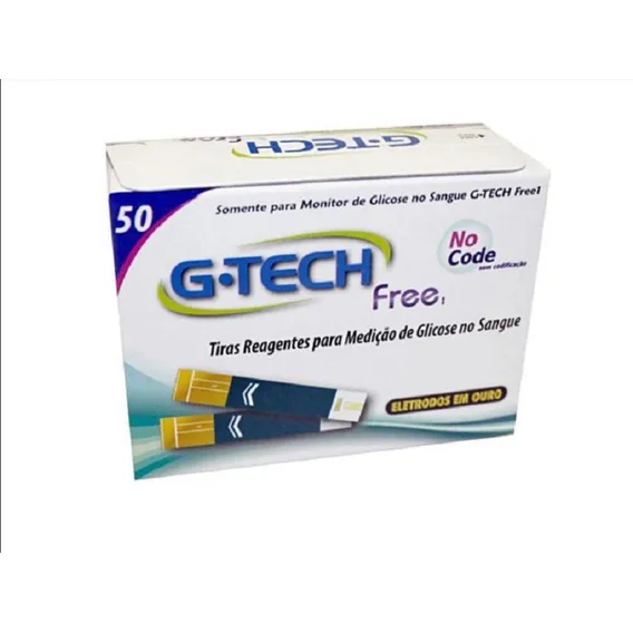 Tiras Reagentes Free G-tech 50 Unidades Foto 1