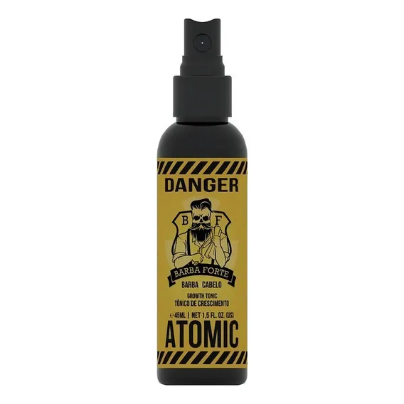 T么nico De Crescimento Atonic Danger - Barba Forte Foto 1