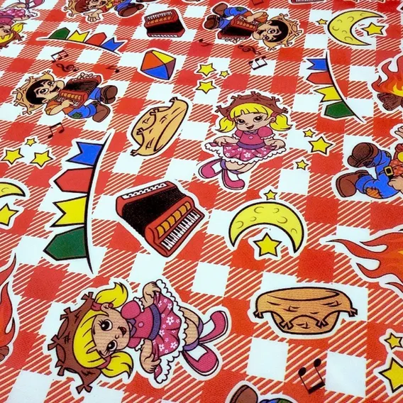 Tnt Estampado Festa Junina Caipira Xadrez Vermelho 2 Metros Desenho Do Tecido Xadrez Vermelho Caipira Foto 1