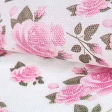Tnt Estampado Rosas Floral Mesa Parede 1,40mx 1 Metro Foto mini  2