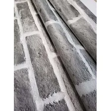 Tnt Estampado Tijolinho Tijolo Cinza 1,4m X 10 Metros Foto mini 4