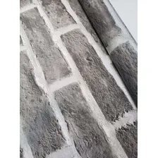 Tnt Estampado Tijolinho Tijolo Cinza 1,4m X 5 Metros Foto mini 1