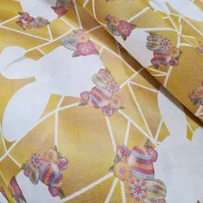 Tnt Pascoa Coelhinho Coelho Decoração Mesa Painel 5mt Cor Estampado Desenho Do Tecido Estampado Foto mini 4