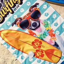 Toalha Aveludada Transfer Dog Surf - Lepper Foto mini 2