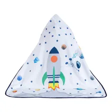 Toalha Banho Astronauta Capuz Infantil Dupla Camada Fralda Foto mini  2