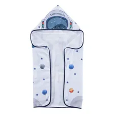 Toalha Banho Astronauta Capuz Infantil Dupla Camada Fralda Foto mini  3