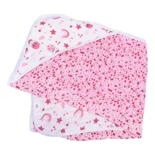 Toalha Banho BebĂȘ Toalha Fralda Soft Com Capuz Grossa Macia Cor Rosa Foto mini 3