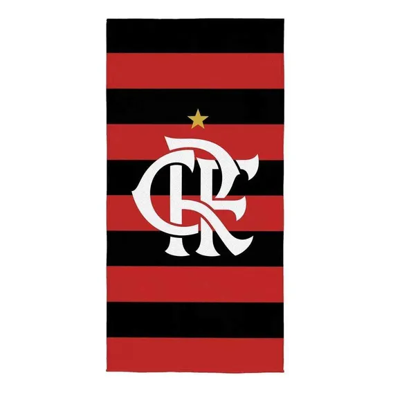Toalha Banho Flamengo Aveludada Praia Lepper Rj Foto 1