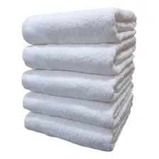 Toalha Banho Hotel Branca Kit 10 Grande Grossa 530g Atacado Cor Branco Foto  mini 1