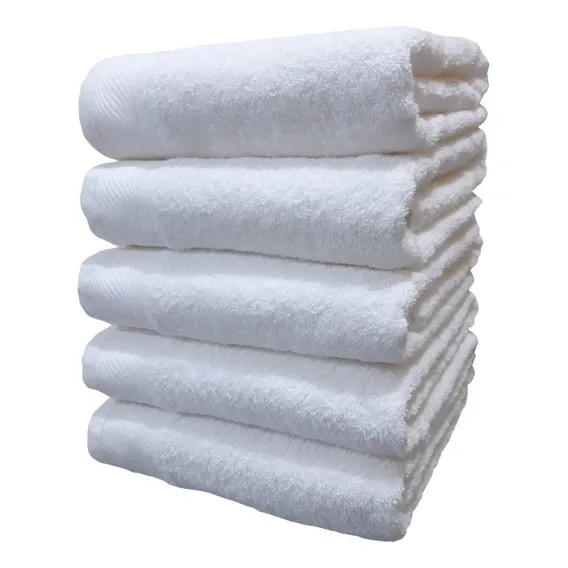 Toalha Banho Hotel Branca Kit 10 Grande Grossa 530g Atacado Cor Branco Foto 1