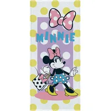 Toalha Banho Infantil Minnie Disney Atoalhado Felpuda Lepper TOALHA MINNIE 02 Foto  mini 1
