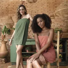 Toalha Banho Luxo Cosmopolitan Grossa Algodão Fio Penteado Cor Marinho Geométrica Foto mini 2