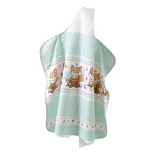 Toalha Banho P/ BebĂȘ Raposa Baby C/ Fralda C/ Capuz Dohler Foto mini 3