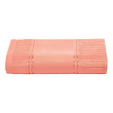 Toalha Banho Ponto Russo Velour Artesanalle Dohler 70x140cm Cor 10589 - Terracota Lisa Foto mini 1