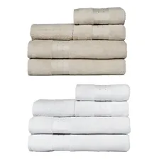 Toalha Banho Rosto Gigante 100% Algodão Grossa Class Luxo Cor Branco Foto mini  2